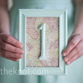take maps from everywhere you have been and use them as a part of your creative table numbers from #theknot #PreppyPlanner