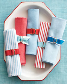 Summer Party Crafts: Napkin Rings #PreppyPlanner
