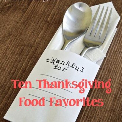 Thanksgiving Food Favorites #PreppyPlanner