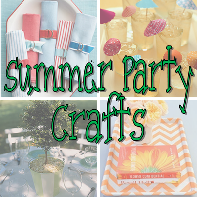 Summer Party Crafts that will have you ready for any summer party celebration #PreppyPlanner
