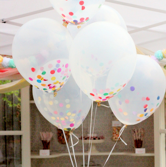 Confetti Party Decorations: Confetti Balloons #PreppyPlanner